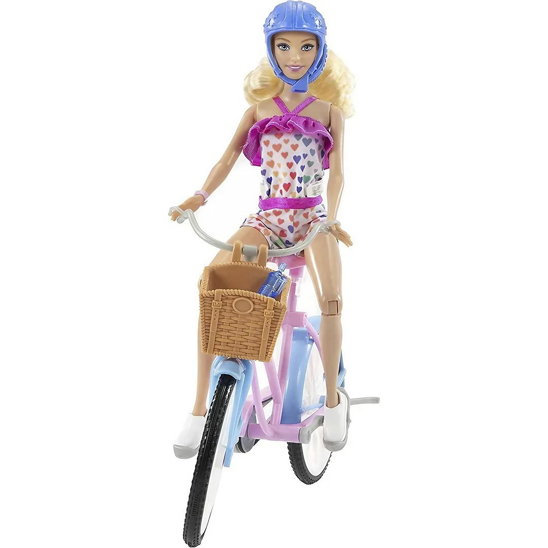 Boneca Barbie Ciclista com Bicicleta Mattel