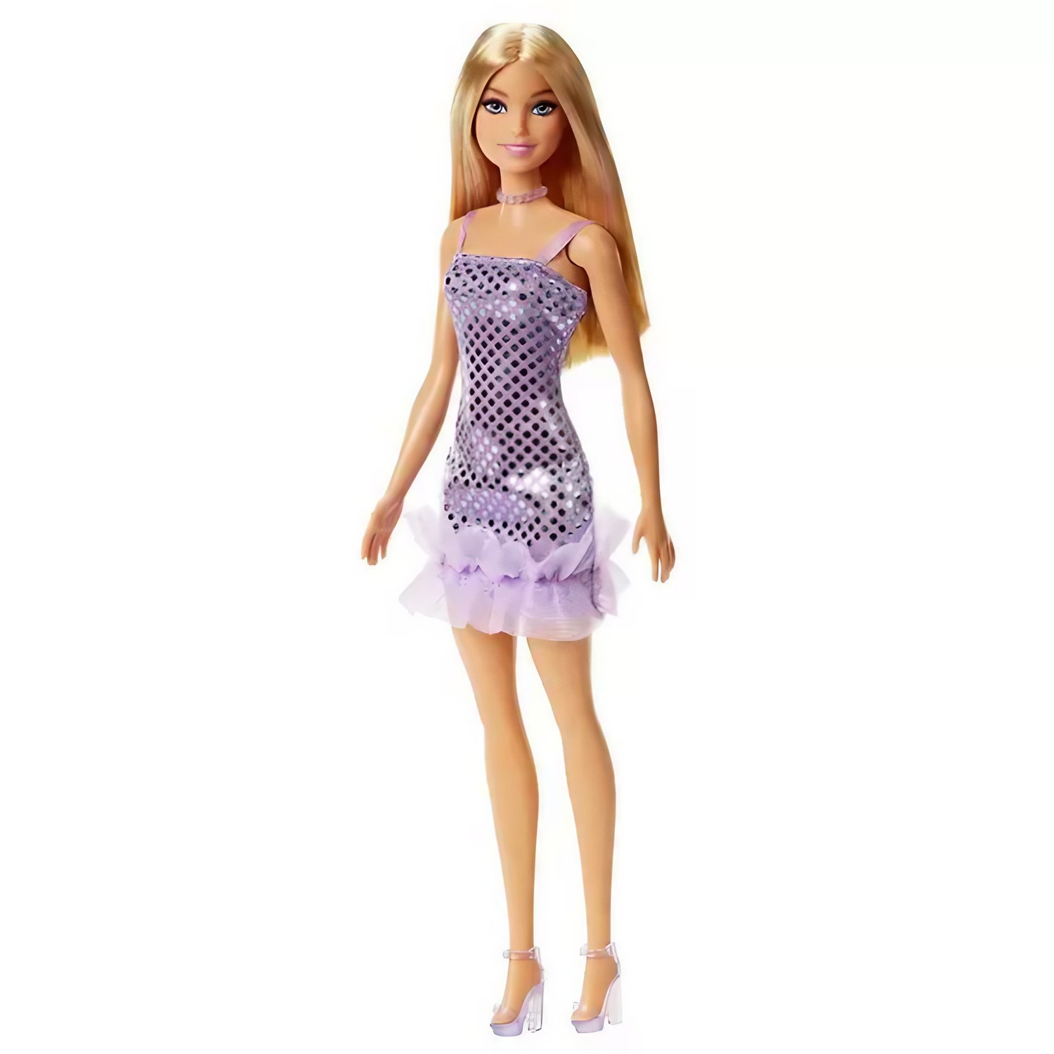 Boneca Barbie Fashion Glitter Loira Mattel - Festa Prática Brinquedos