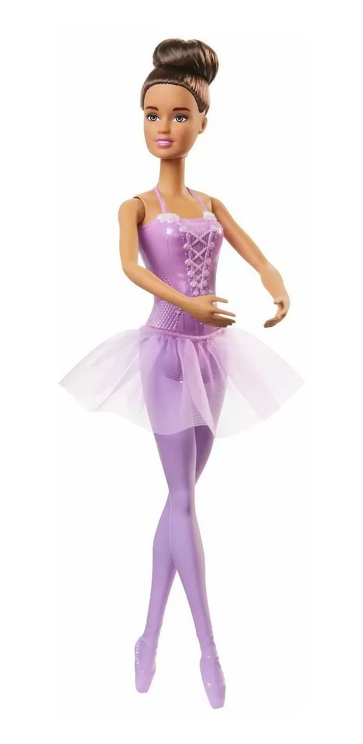 Boneca Barbie Morena Eu Quero Ser Bailarina Mattel - Festa Prática  Brinquedos