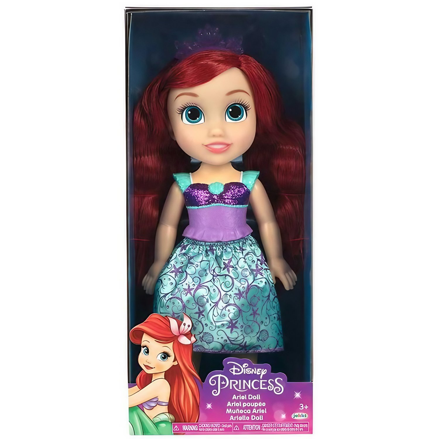 Boneca Toddler Princesas Disney Ariel Multikids - Festa Prática Brinquedos