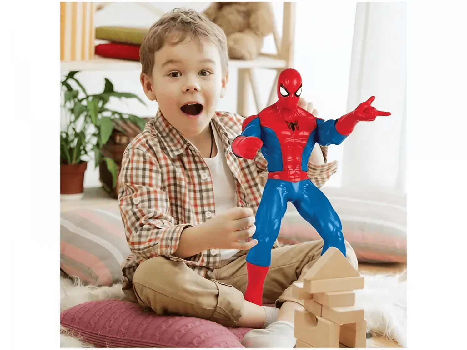 Boneco Gigante Homem Aranha Revolution Mimo Toys - Festa Prática Brinquedos