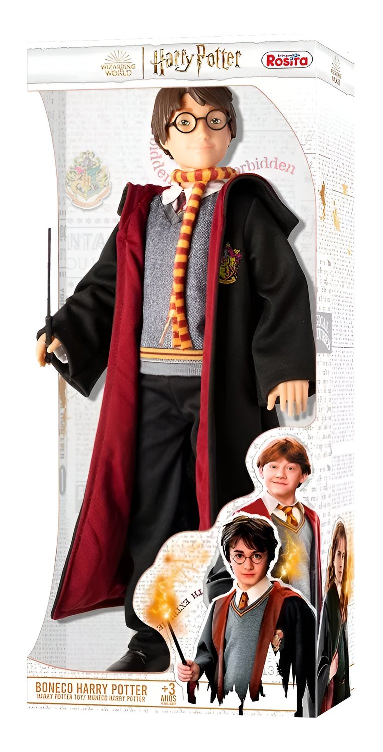 Boneco Harry Potter Articulado 45cm Rosita Boneco Harry Potter Articulado 45cm Rosita