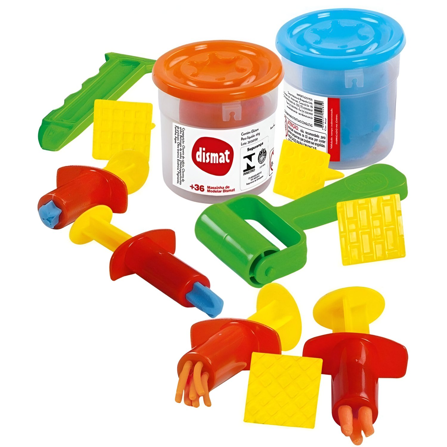 Box Massinha 14 Peças Dismat Box Massinha 14 Peças Dismat