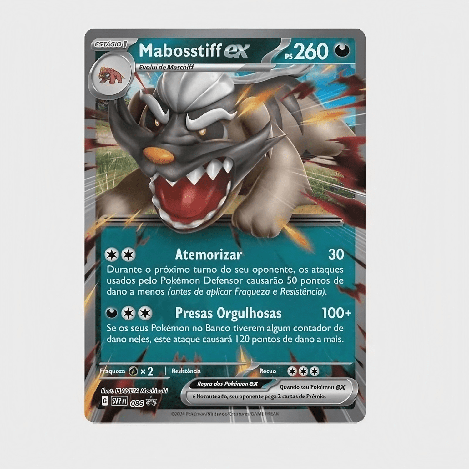 Box Pokémon Mabosstiff Ex Box Pokémon Mabosstiff Ex