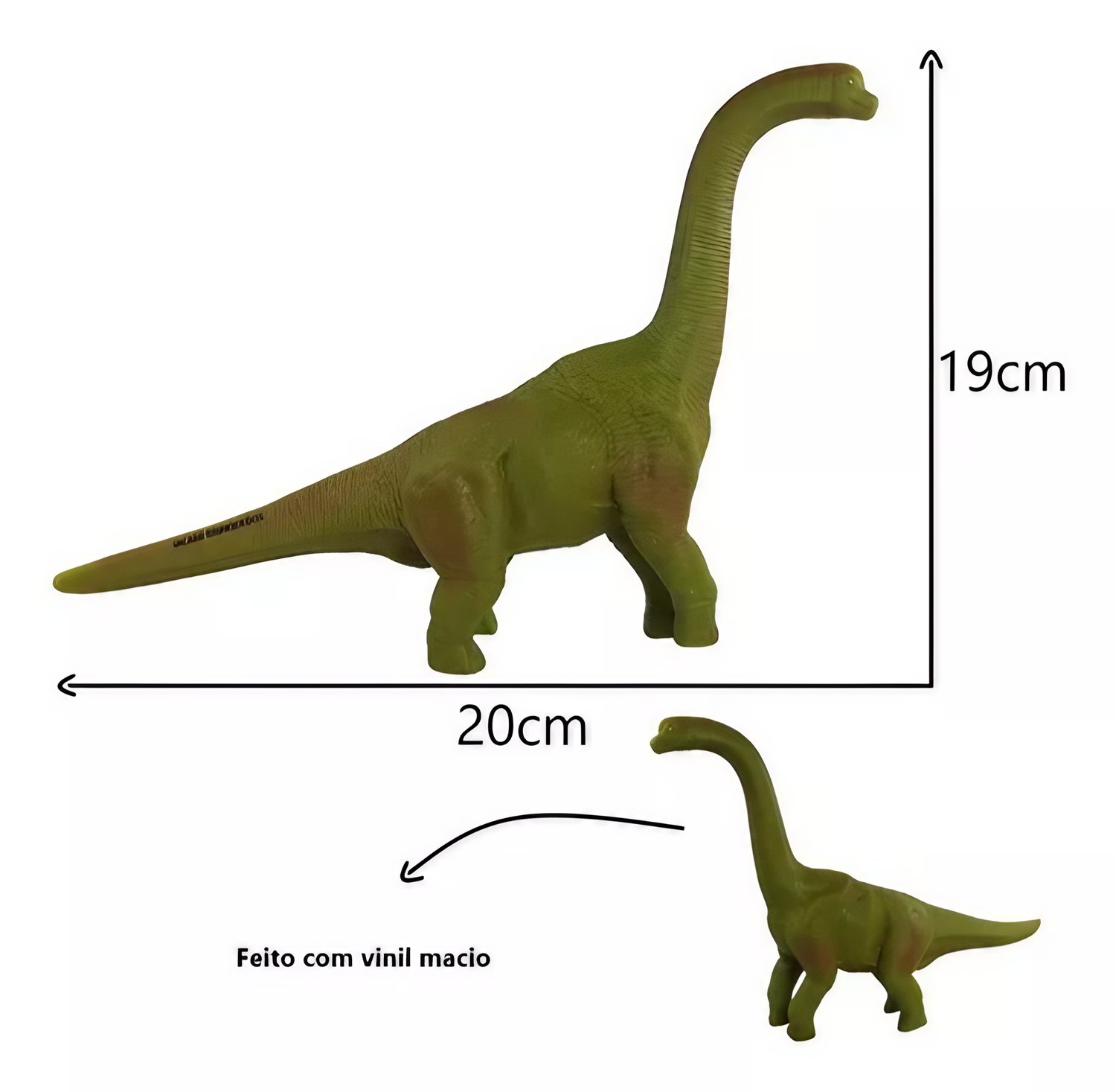 Dinossauro Braquiossauro Verde Cometa Dinossauro Braquiossauro Verde Cometa