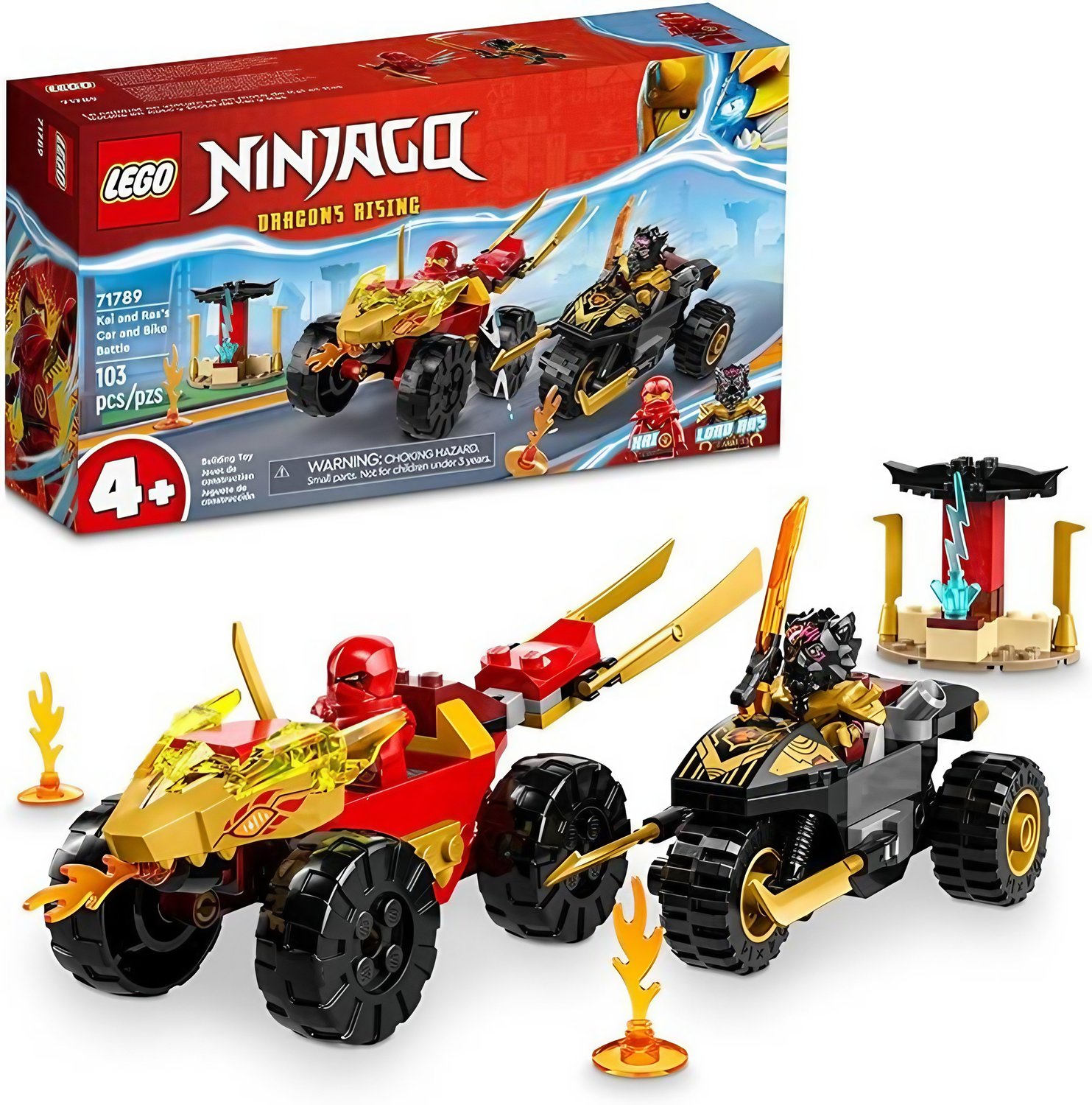 Carro de fashion lego ninjago