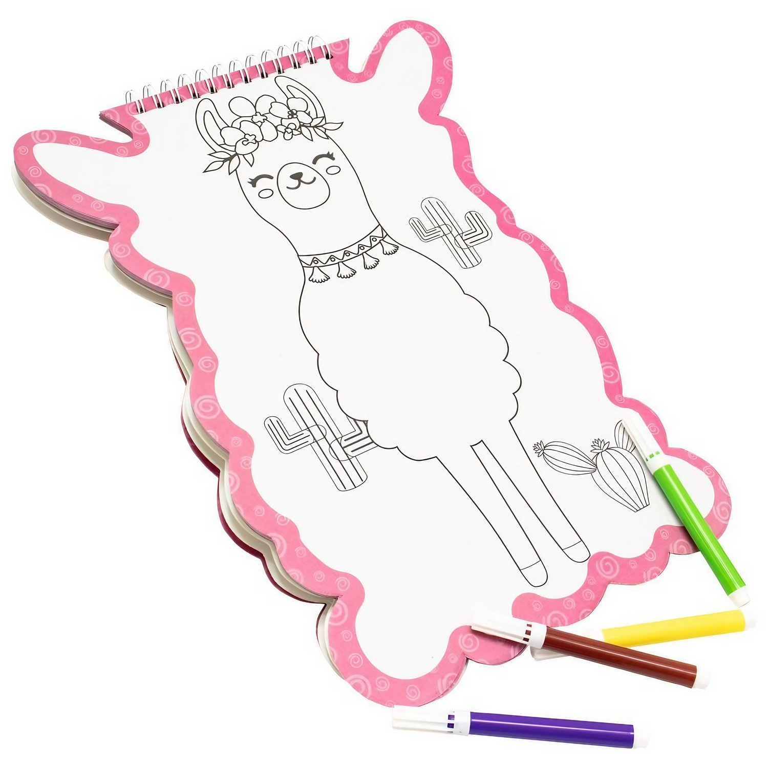 Livro Colorir É Divertido! Adorável Lhama