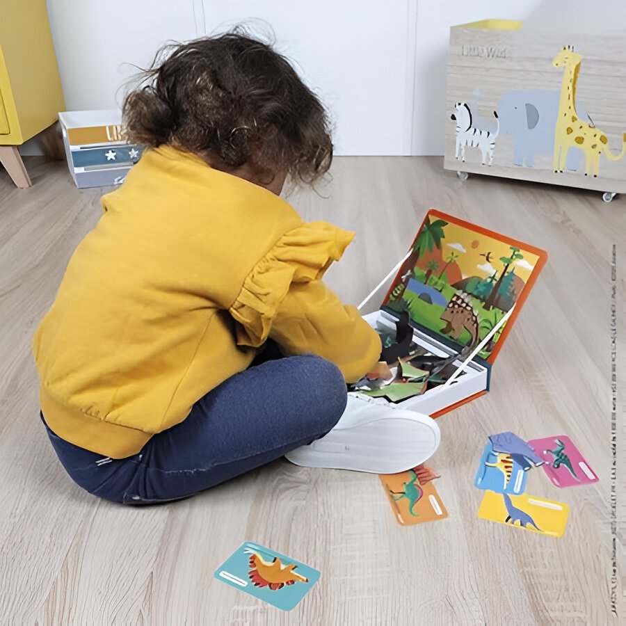 Livro Magnético Misture e Combine Dinossauros 50 Peças Livro Magnético Misture e Combine Dinossauros 50 Peças