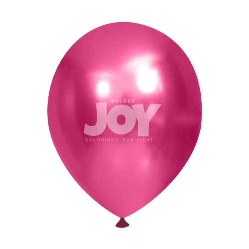 Balões Joy Big 60cm Pink Metalizado C/1 Unidade