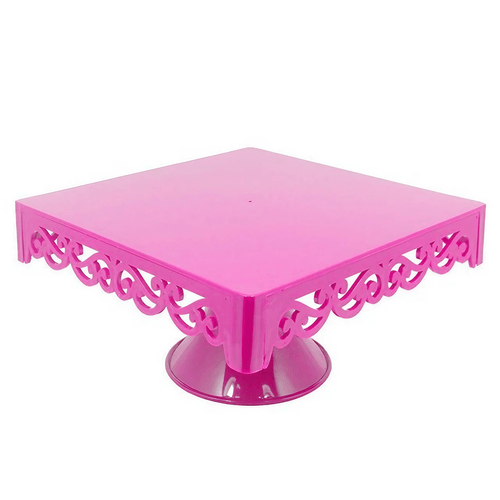 Bandeja Provençal Rosa Pink Com Base