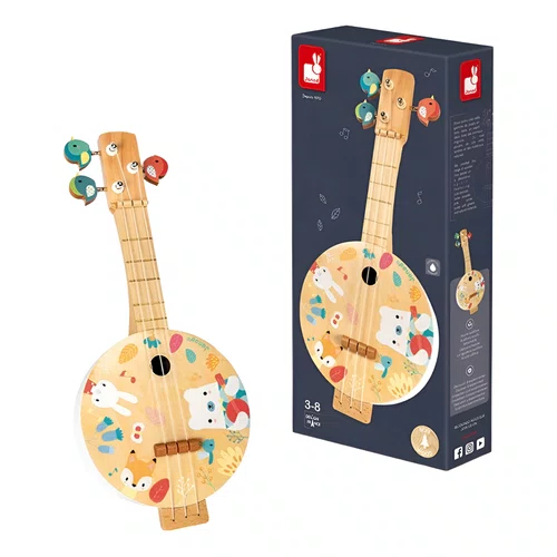 Banjo Pure Instrumento Musical Infantil Janod Banjo Pure Instrumento Musical Infantil Janod