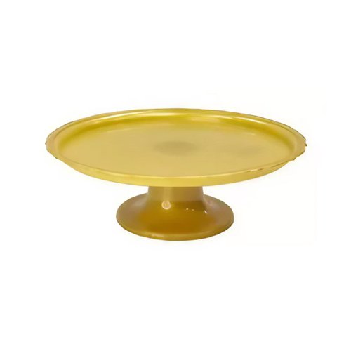 Boleira Acrílica Dourada 26cm LSC Toys