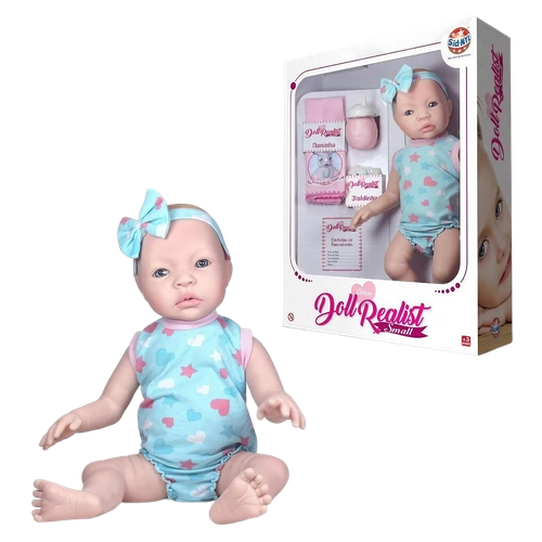 Boneca Bebê Reborn Doll Realist Small Sid-Nyl