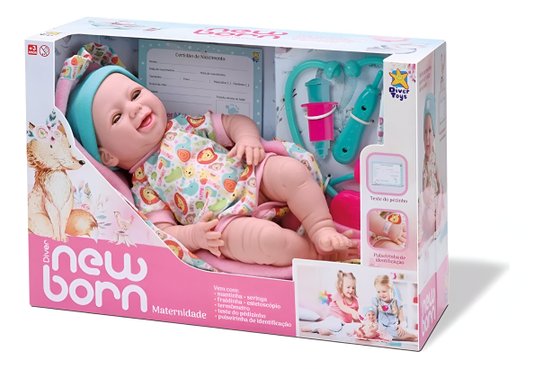 Boneca Diver New Born Maternidade Boneca Diver New Born Maternidade