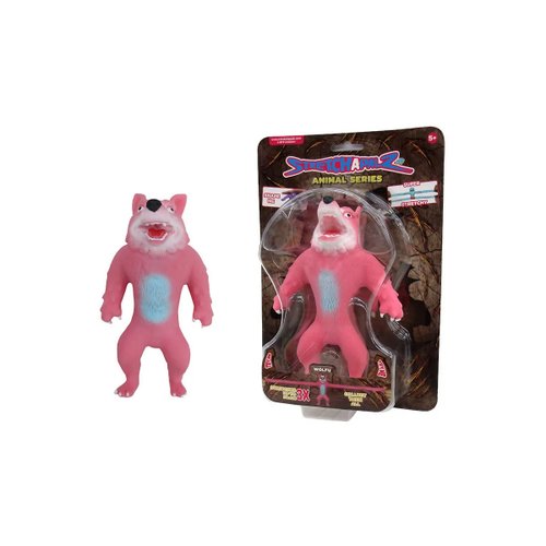 Boneco Elástico Stretchapalz Wolfu Animal Series 14cm Sunny