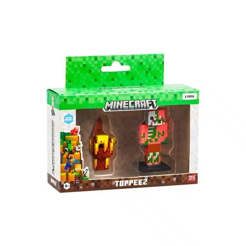 Boneco Minecraft Figure Blaze e Piglin Zumbi