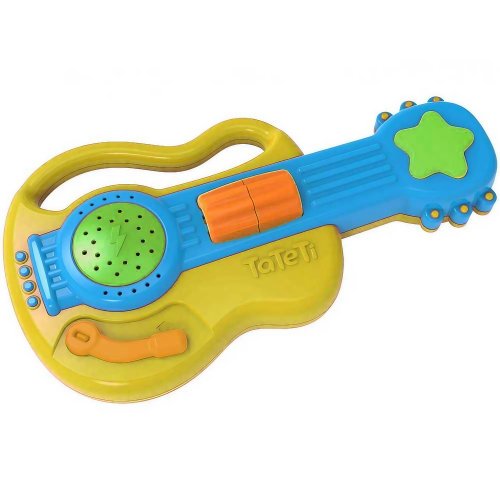 Brinquedo Infantil Guitarra Rock Star Amarela Calesita