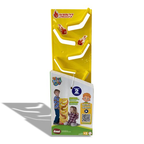 Brinquedo Rampa Ziggy Com 2 Carrinhos Dismat Brinquedo Rampa Ziggy Com 2 Carrinhos Dismat