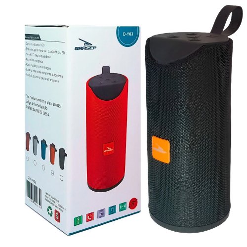 Caixa De Som Bluetooth 10W Grasep D-Y03 Caixa De Som Bluetooth 10W Grasep D-Y03