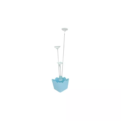 Caixa Pega Balão C/3 Hastes Azul Claro