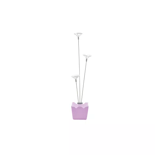 Caixa Pega Balão C/3 Hastes Rosa Claro