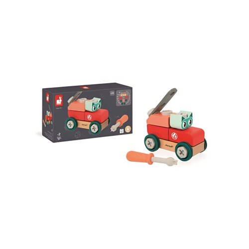 Carro De Construção Gatinho Janod