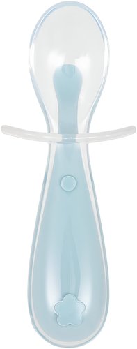 Colher Em Silicone Azul Buba