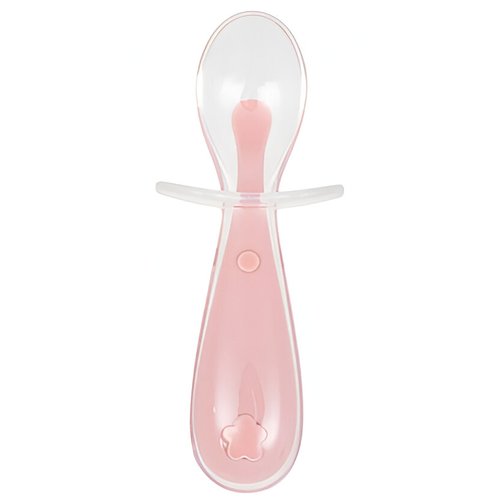 Colher Em Silicone Rosa Buba