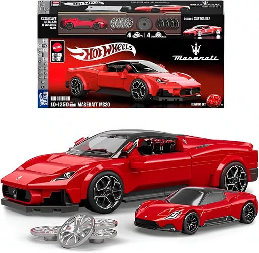 Conjunto De Montagem Hot Wheels Speed Maserati MC20