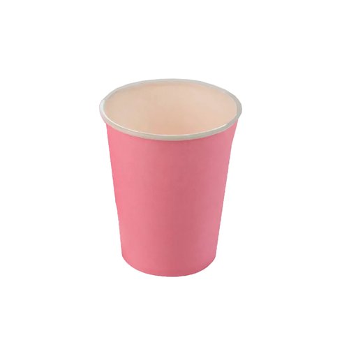Copo Liso Rosa Claro 270ml C/10 Unidades Silver Festas