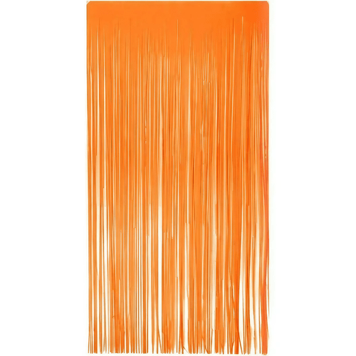 Cortina Metalizada Laranja Make+