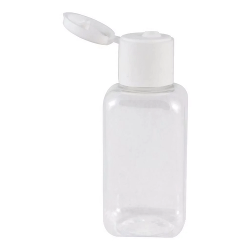 Frasco Quadrado 42ml de Tampa Flip Flop C/10 Unidades