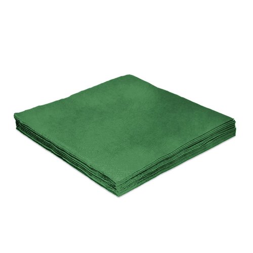 Guardanapo De Papel Verde 24x24cm C/20 Unidades Silver Festas