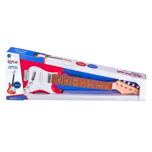 Guitarra Rock'n Roll Vermelho Do Ré Mi Fun Multikids