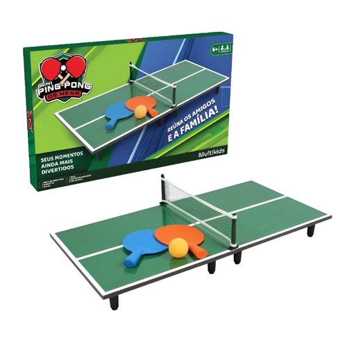 Jogo Mini Ping Pong de Mesa Multikids