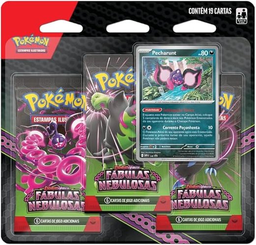 Jogo Pokemon Blister Triplo Fabulosas Jogo Pokemon Blister Triplo Fabulosas