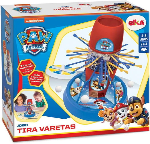 Jogo tira Varetas Patrulha Canina Elka