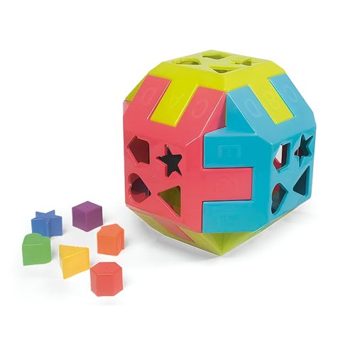 Kit 2 em 1 Cubo Grande + Bola Quadrada Tutty Toys