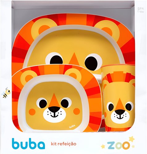 Kit Refeição Leãozinho Buba Zoo