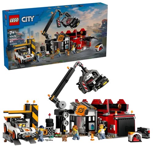 Lego City Ferro Velho De Carros 871 Peças