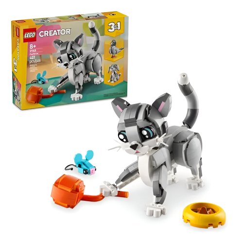 Lego Creator 3 em 1 Gato Brincalhão 407 Peças