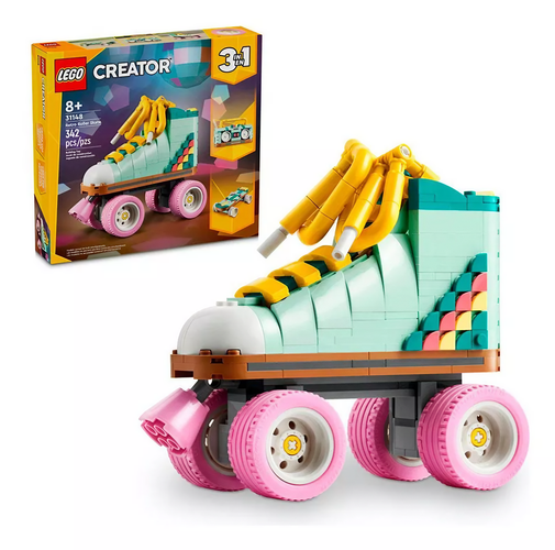 LEGO Creator 3 em 1 Patins Retrô 342 Peças