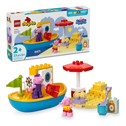 Lego Duplo Passeio De Barco Peppa Pig 23 Peças