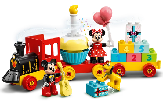 Lego Duplo Trem De Aniversário Mickey e Minnie 22 Peças
