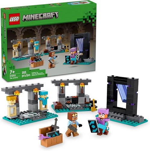 Lego Minecraft O Arsenal 203 Peças