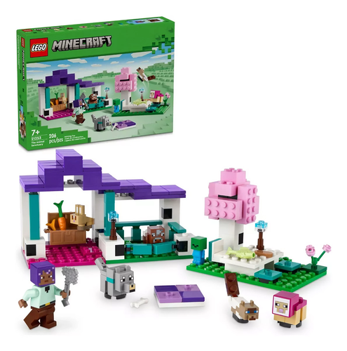 Lego Minecraft O Santuário Animal 206 Peças
