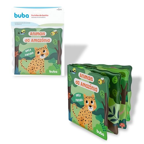 Livrinho De Banho Animais Da Amazônia Buba