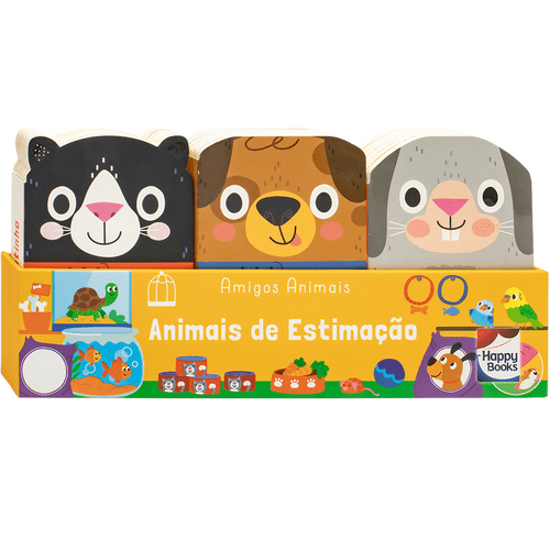 Livro Amigos Animais De Estimação Happy Books