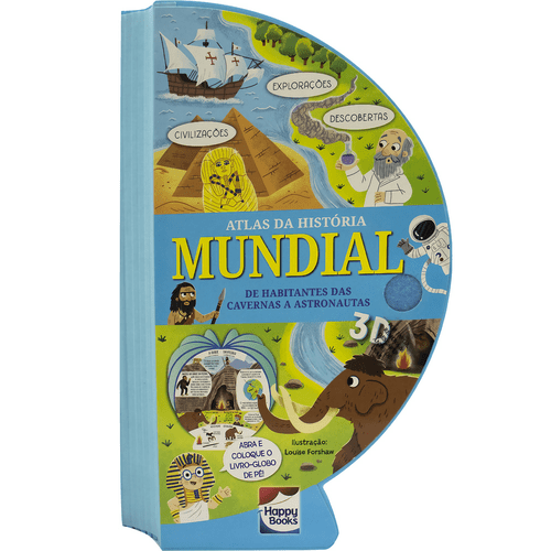 Livro Globo Atlas da História Mundial Happy Books