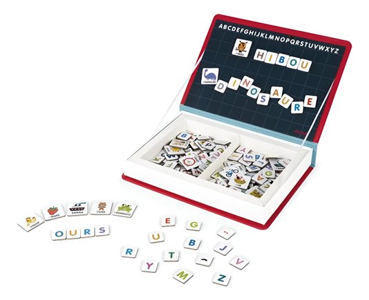 Livro Magnético Aprendendo o Alfabeto Janod Livro Magnético Aprendendo o Alfabeto Janod